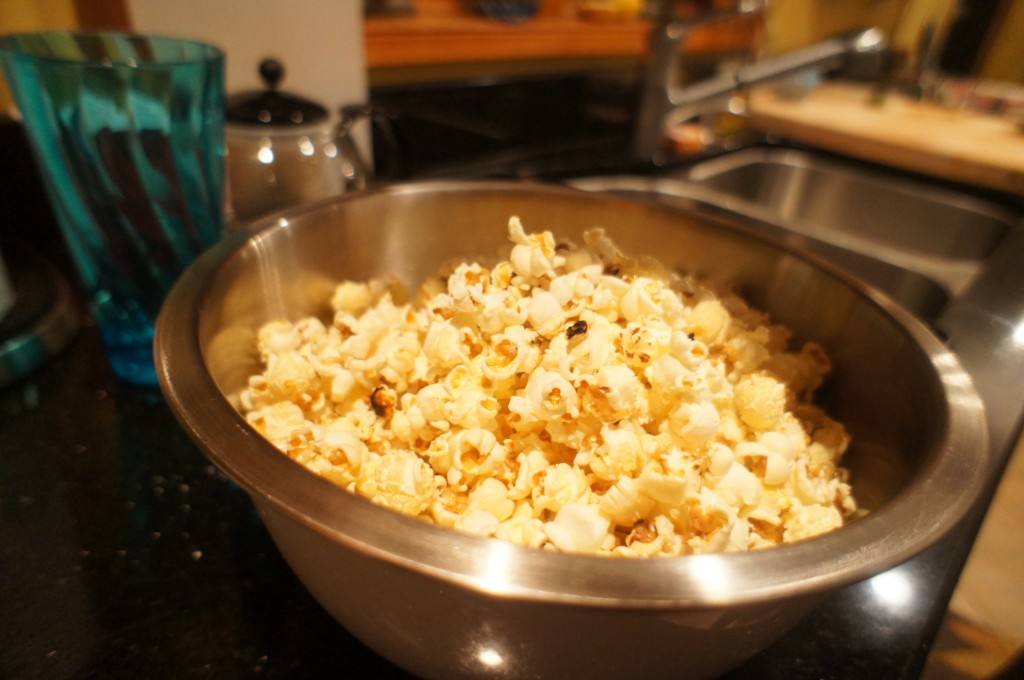 popcorn in bowl