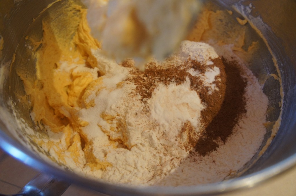 dry ingredients in batter