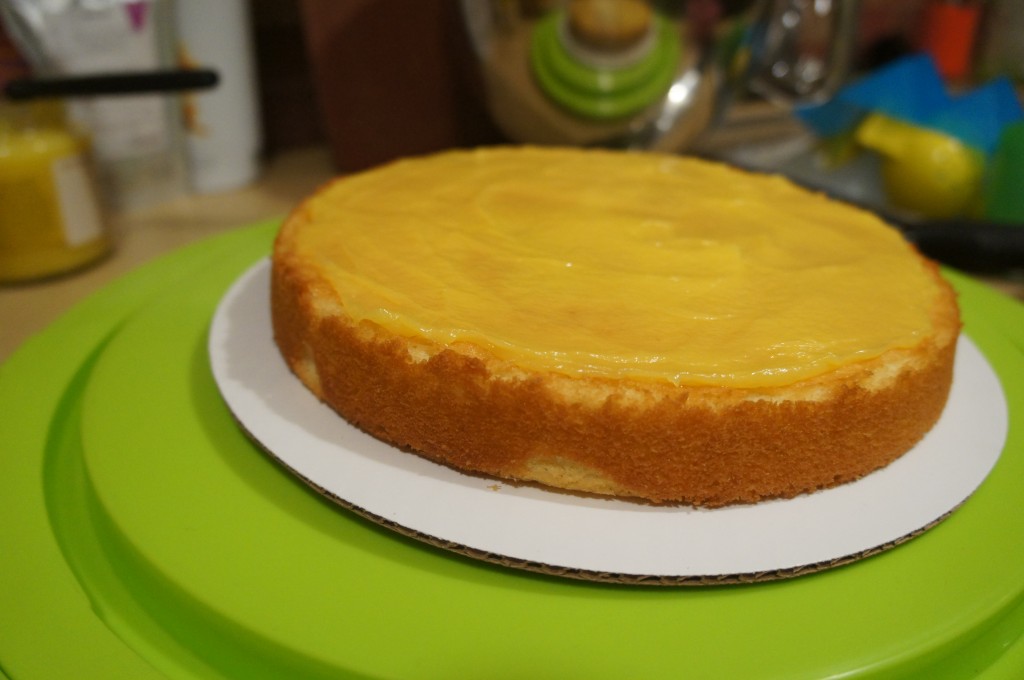 lemon curd one layer