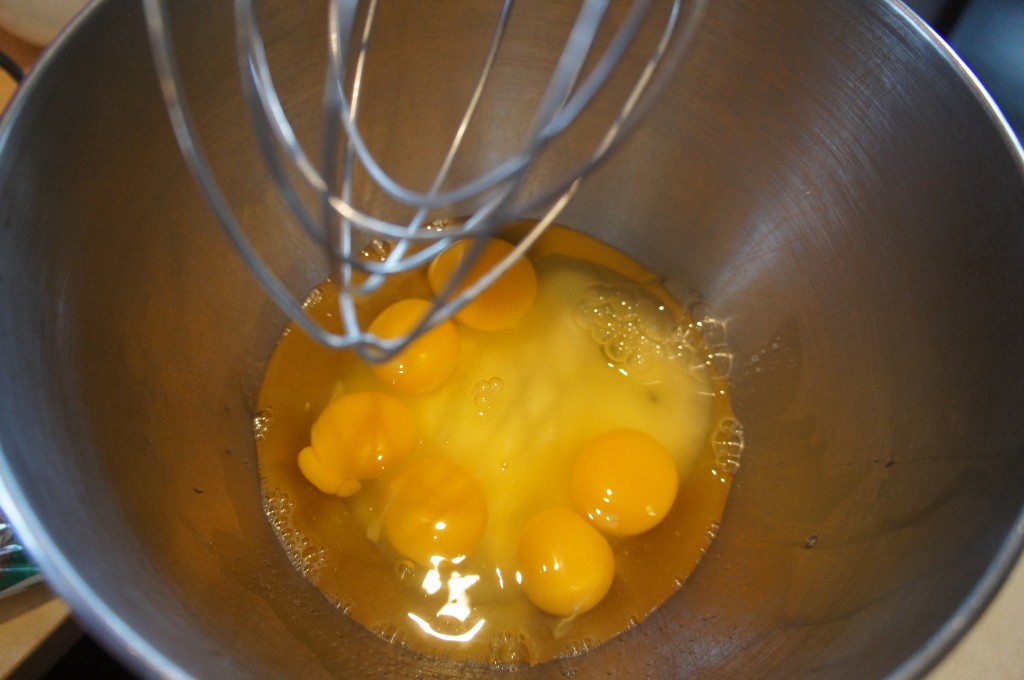 cracked eggs