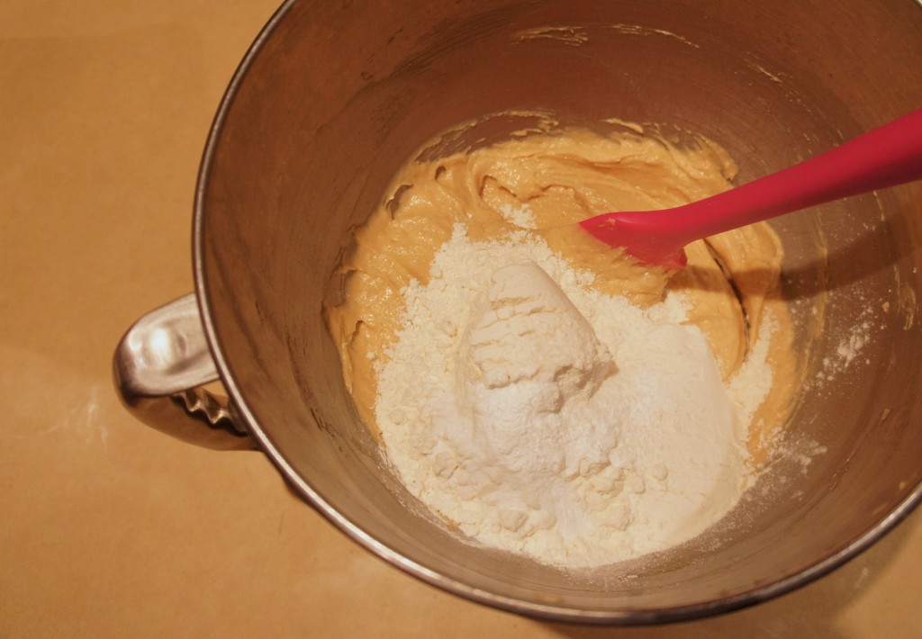 dough with flour