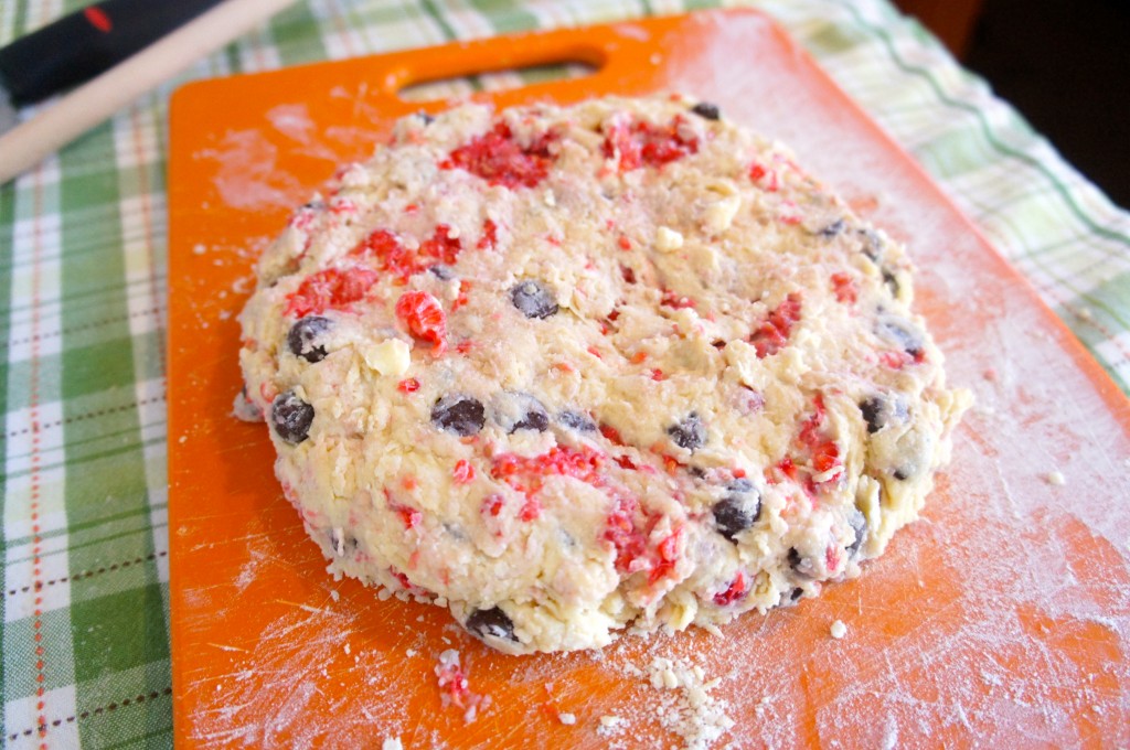 scone disk dough